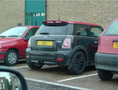 UK Number Plate 1 MBP
