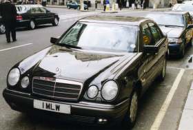 1 MLW on a vehicle — Malawi diplomatic registration