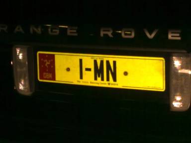 UK Number Plate 1 MN