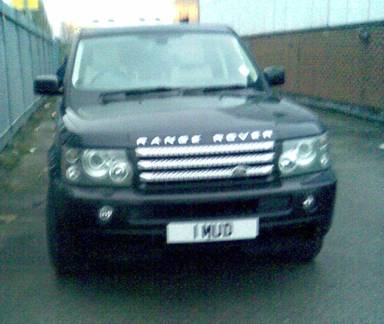 UK Number Plate 1 MUD