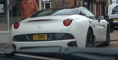 UK Number Plate 1 OMG