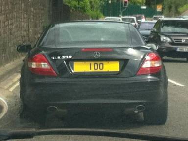 UK Number Plate 1 OO
