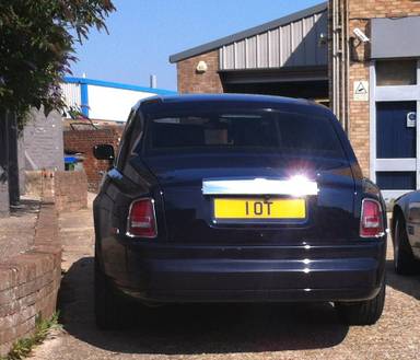 UK Number Plate 1 OT