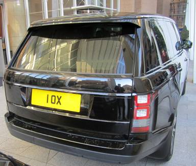 UK Number Plate 1 OX