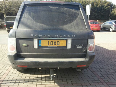 UK Number Plate 1 OXO