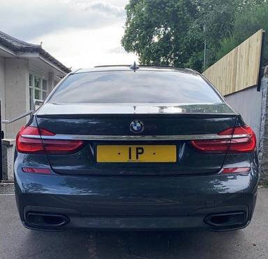 UK Number Plate 1 P