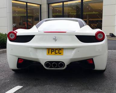 UK Number Plate 1 PCC