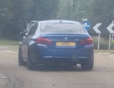 UK Number Plate 1 PEC