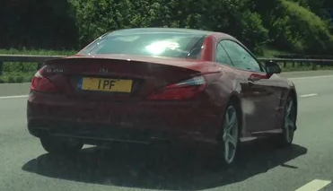 UK Number Plate 1 PF
