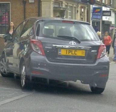 UK Number Plate 1 PLC