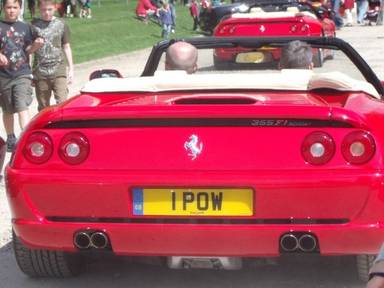 UK Number Plate 1 POW