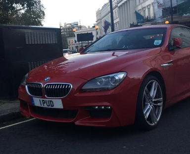 UK Number Plate 1 PUD