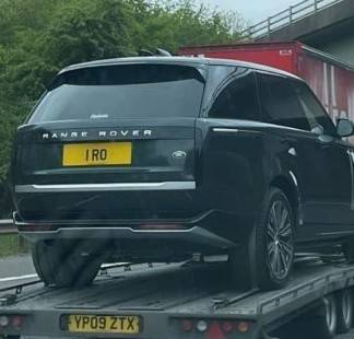 UK Number Plate 1 RO