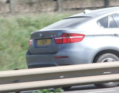 UK Number Plate 1 SCP