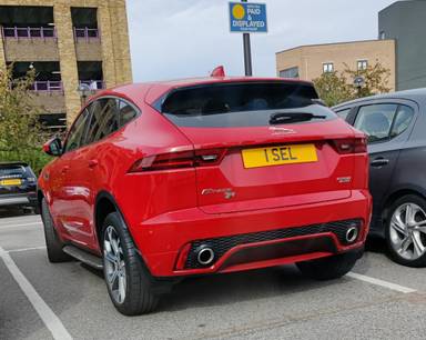 UK Number Plate 1 SEL