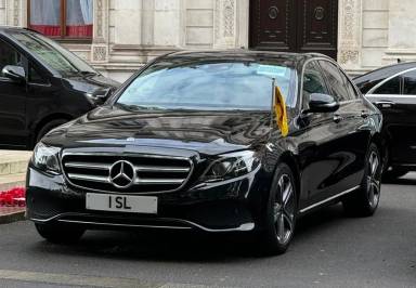 UK Number Plate 1 SL