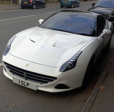 UK Number Plate 1 SLP