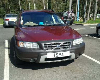 UK Number Plate 1 SPA