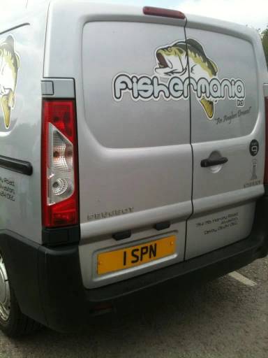 UK Number Plate 1 SPN