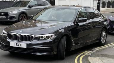 UK Number Plate 1 SVN
