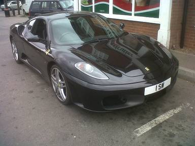 UK Number Plate 1 SW