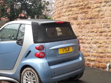 UK Number Plate 1 TLB