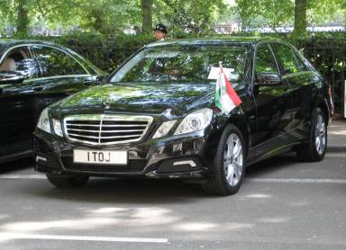 UK Number Plate 1 TOJ