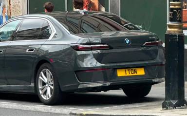 UK Number Plate 1 TON