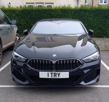 UK Number Plate 1 TRY