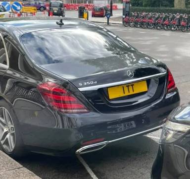 UK Number Plate 1 TT