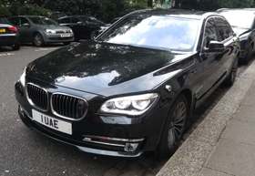 1 UAE on a vehicle — United Arab Emirates diplomatic registration