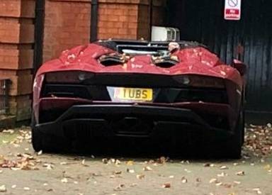 UK Number Plate 1 UBS