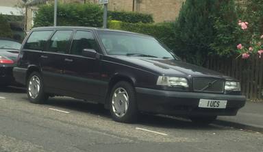 UK Number Plate 1 UCS