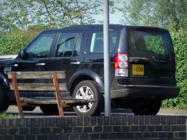 UK Number Plate 1 UUU