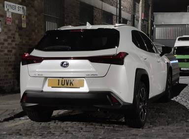 UK Number Plate 1 UVK
