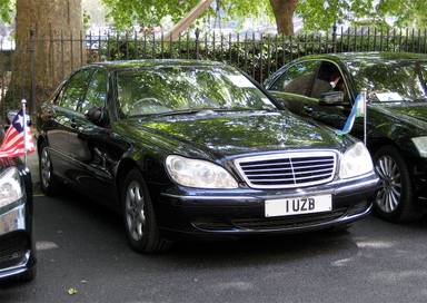 UK Number Plate 1 UZB