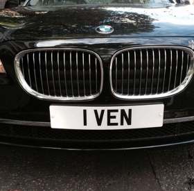 1 VEN on a vehicle — Venezuela diplomatic registration