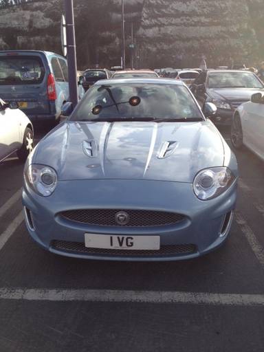 UK Number Plate 1 VG
