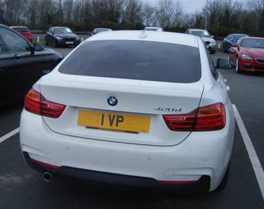 UK Number Plate 1 VP