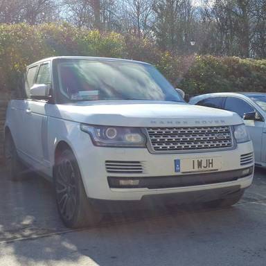 UK Number Plate 1 WJH