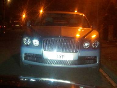 UK Number Plate 1 XP