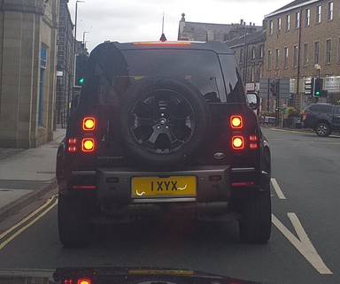 UK Number Plate 1 XYX