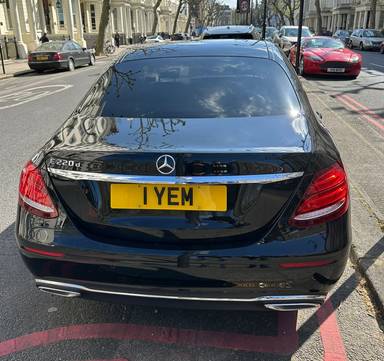 UK Number Plate 1 YEM