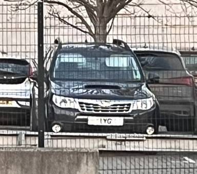 UK Number Plate 1 YG