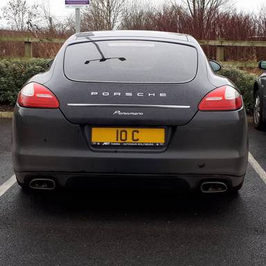 UK Number Plate 10 C
