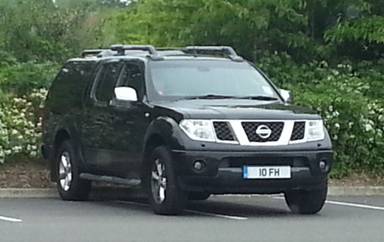 UK Number Plate 10 FH