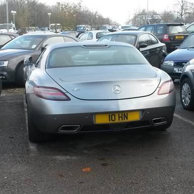UK Number Plate 10 HN