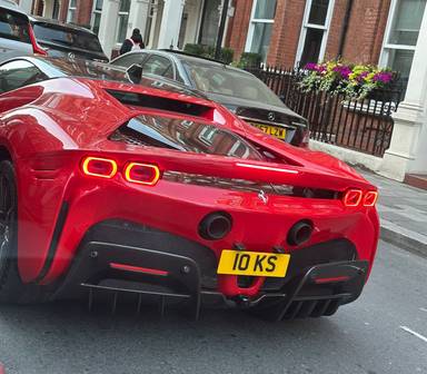 UK Number Plate 10 KS