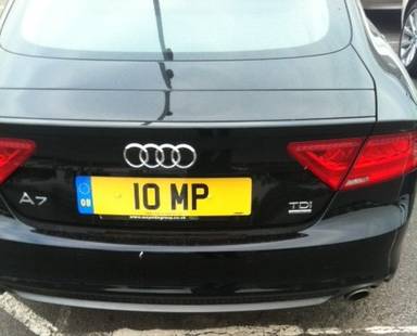 UK Number Plate 10 MP