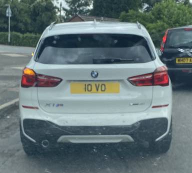 UK Number Plate 10 VO